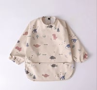 Image 1 of Smock Bib Dino Time