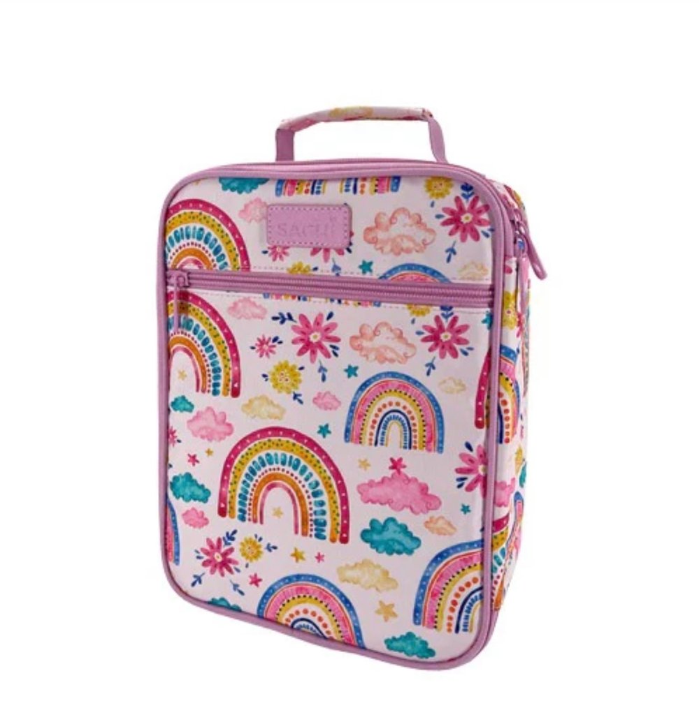 Sachi Insulated Lunch Bag Tote Rainbow Sky