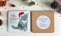 Merry Christmas Puss Coasters