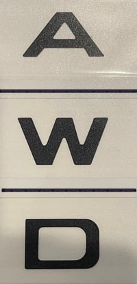 2021-2022 Kia Sorento Rear Hatch AWD Lettering