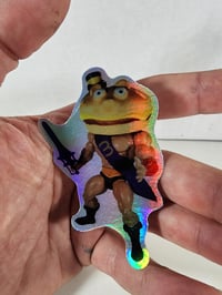 Image 2 of BUR-GÖR Holographic Sticker