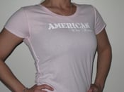 Image of Womens American Who   tee    - Pink
