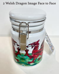 Image 1 of Welsh Dragon Storage Jars