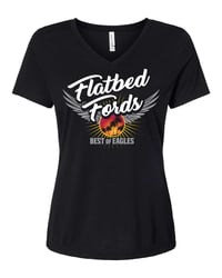 FLATBED FORDS Original Logo Woman's V-Neck T-Shirt