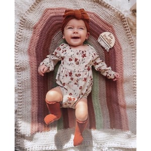 Image of Baby Monthly Milestones Wooden Disc Photo Props