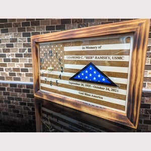 Image of Personalized Memorial Clock, In Memory Of, Military Clock, Hanging Wall Clock