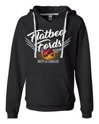 FLATBED FORDS Original Logo Womens V-Neck Hoodie