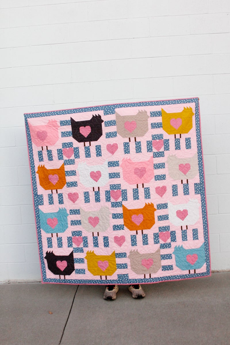 CHICKEN COOP QUILT pattern PDF | see kate sew