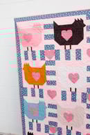 Image 3 of CHICKEN COOP QUILT pattern PDF