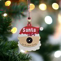 Image 1 of Santa Cam Christmas Tree Ornament