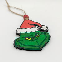 Image 3 of Grinch Christmas Tree Ornament