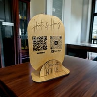 Image 5 of Laser-Engraved Business Card Holder with Scan-Ready QR Code