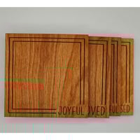 Image 1 of Positive Affirmation Coasters (Set of 4)