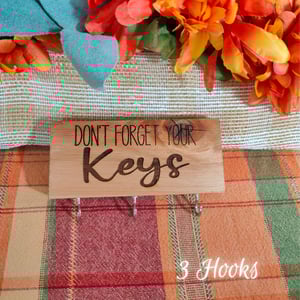 Image of Customizable Hanging Key Ring Holder