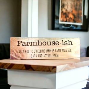 Image of Rustic Farmhouse-ish Wall Sign