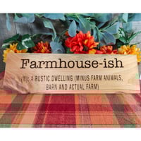 Image 5 of Rustic Farmhouse-ish Wall Sign