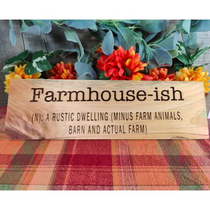 Image of Rustic Farmhouse-ish Wall Sign