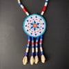 Beaded Medallion Necklace (North Star)