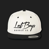 Image of Logo Flatbill Hat (Natural/Black)