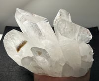 Image 11 of Clear Quartz Points Cluster With Chlorite Inclusions Statement Piece #2543