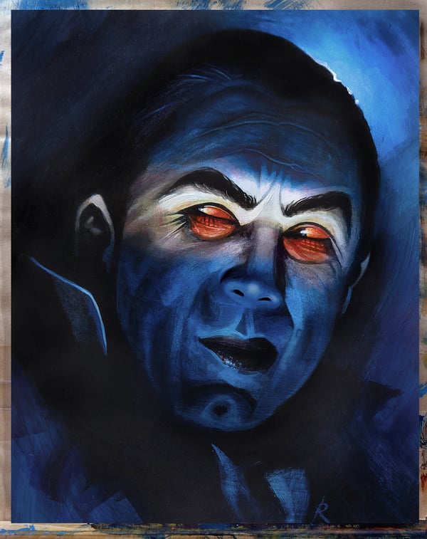 Image of Bela's Undead/Original acrylic painting