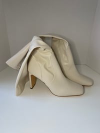 Image 2 of Lulus Beige Calf Boots - Size: 9