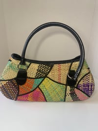 Image 1 of Multicolored Mix Straw Bag