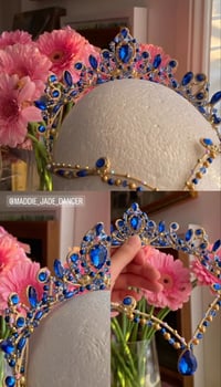 Image 2 of Royal blue Tiara