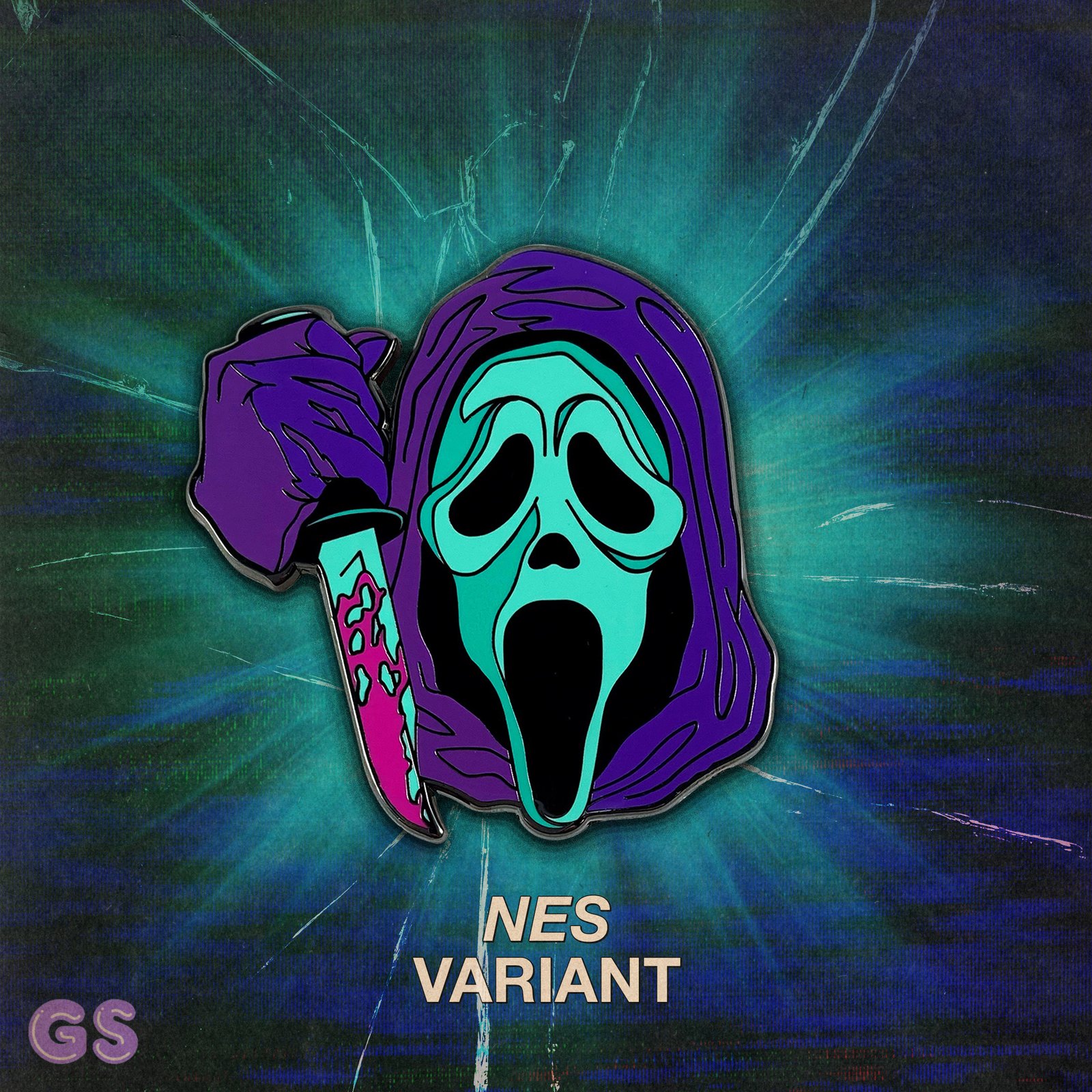 GutterShakes — Psycho Killer Hard Enamel Pin