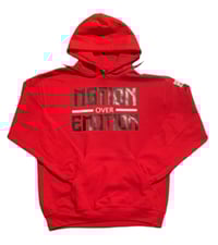Image of M O E Hustle Hoodie (Red) 