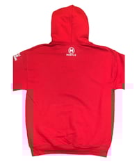 Image of M O E Hustle Hoodie (Red) 