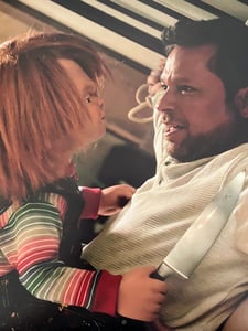 Image of Chucky vs Andy Episode 303 Autograph or Heartograph print 