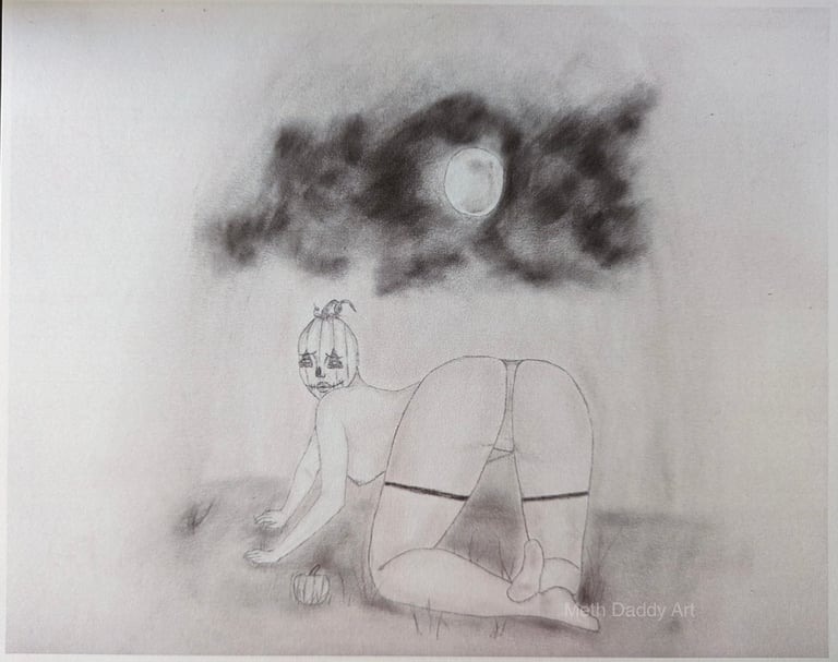 ‘Big phat ass (in da pumpkin patch)’ print Image 2