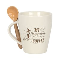 Image 1 of Witches coffee mug and teaspoon gift set