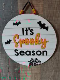 “It’s Spooky Season” Halloween Hanging Sign