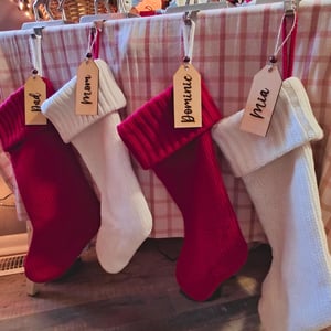 Image of Personalized Christmas Stocking Tags