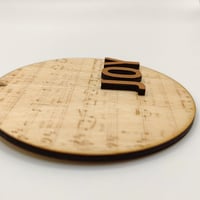 Image 3 of Joy To The World Wooden Christmas Ornament