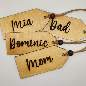 Image of Personalized Christmas Stocking Tags