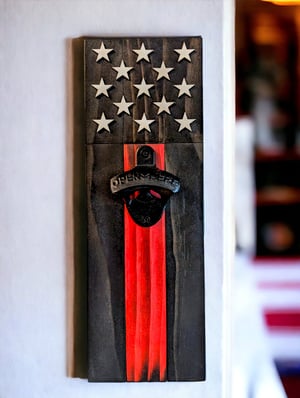 Image of Magnetic Wall Mounted Bottle Opener