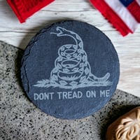 Image 5 of Patriotic Slate Coaster Set (set of 4)