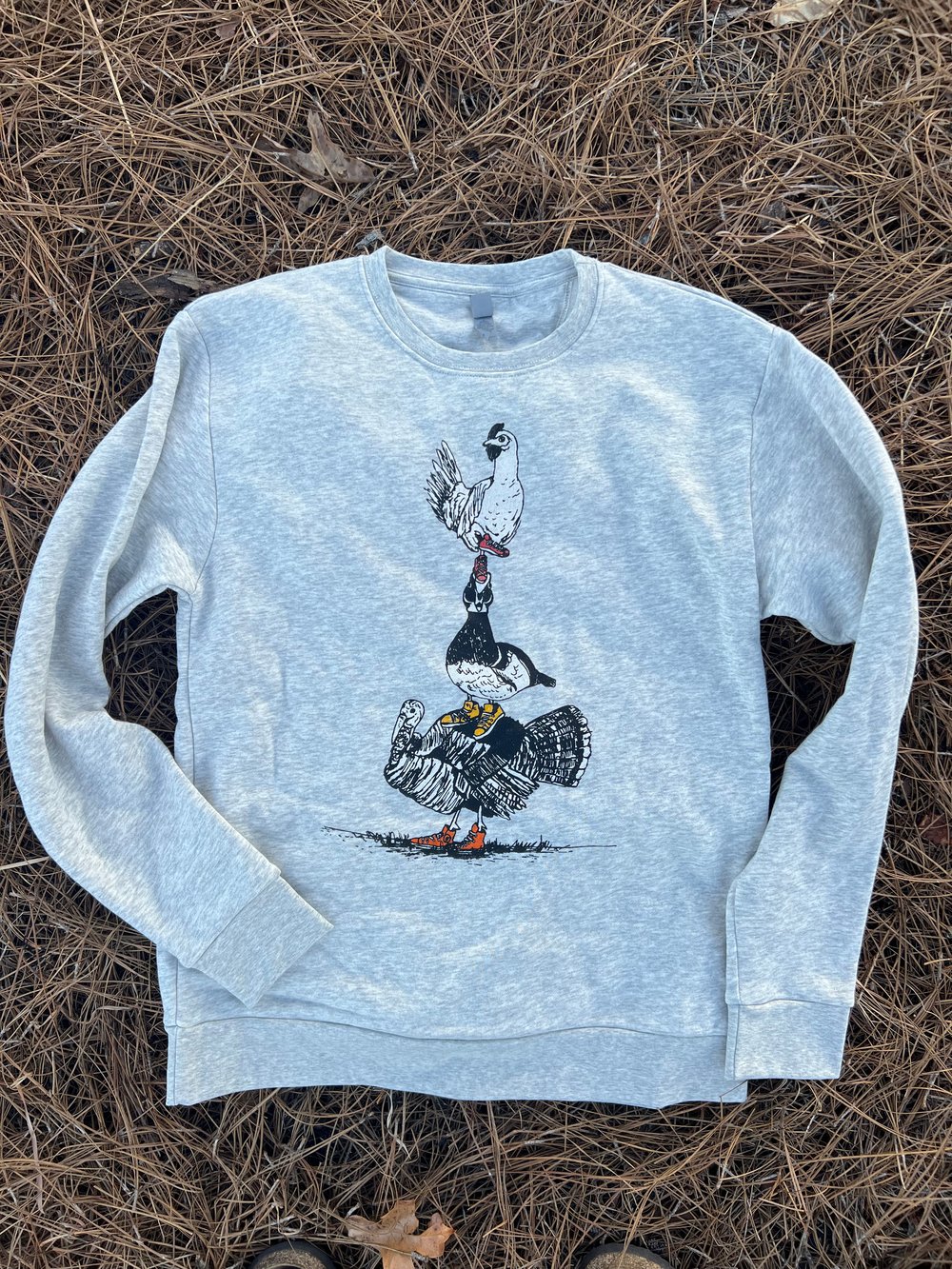 Image of Adult Tur Duck En Sweatshirt on Oatmeal