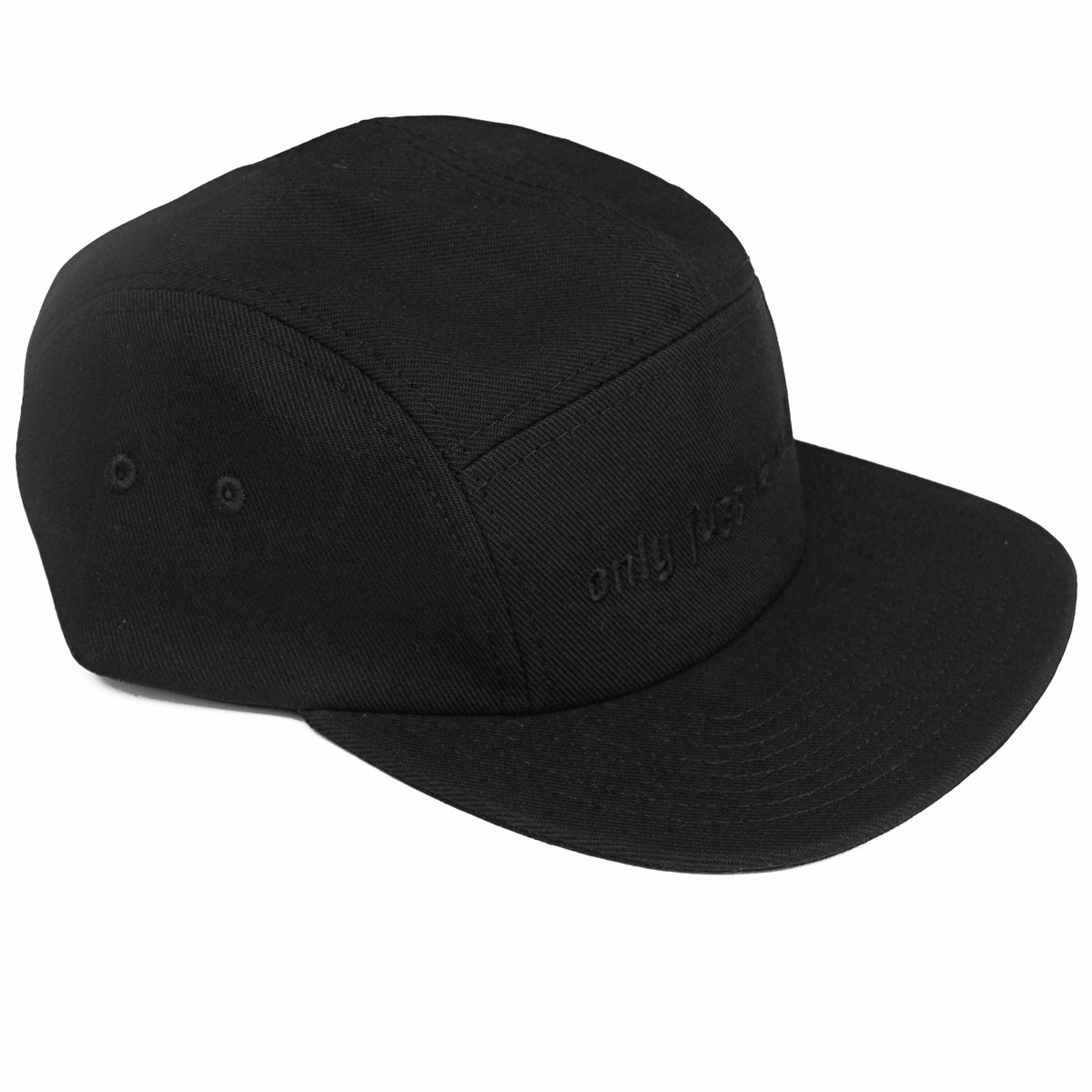 only fuzz is real' 5-panel hat | blue colander stompboxes