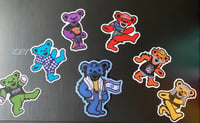 Image 5 of Israel Bear Stickers 
