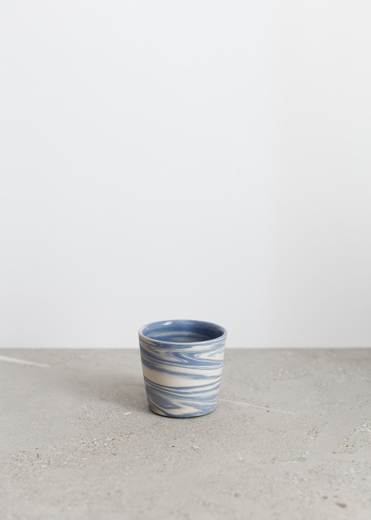 Image of Blue marble cup n°12
