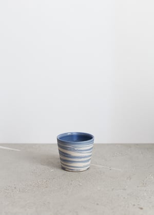 Image of Blue marble cup n°14