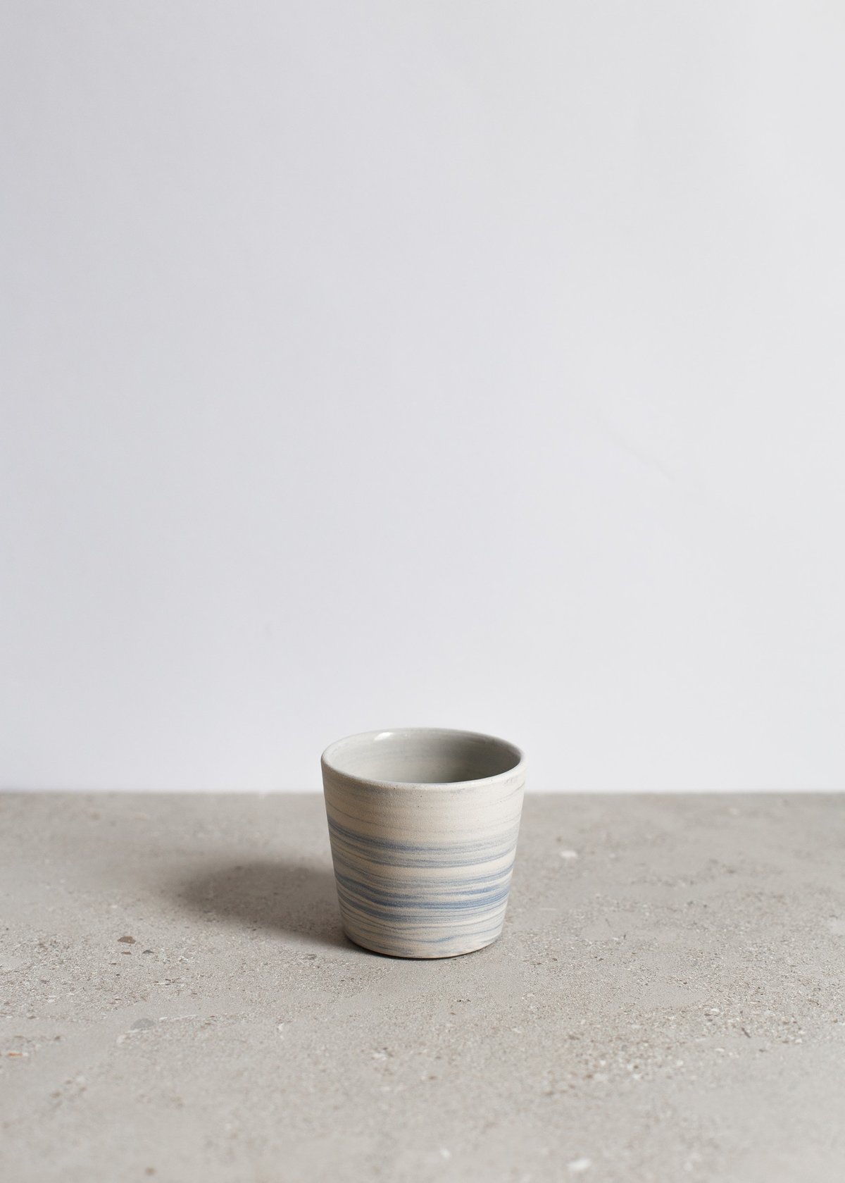 Image of Blue marble cup n°17
