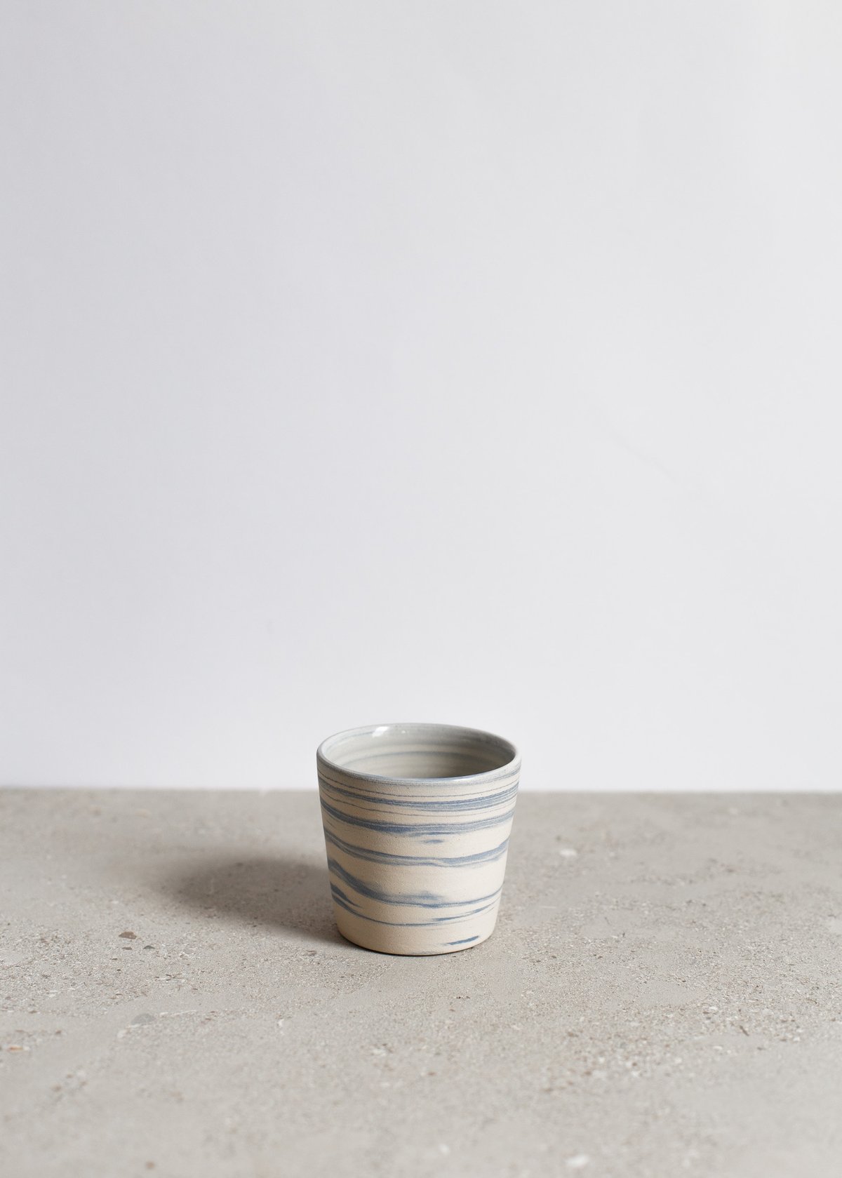 Image of Blue marble cup n°19