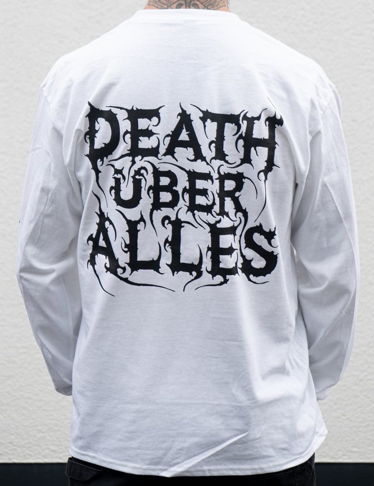 Image of Longsleeve "Death Über Alles" - White