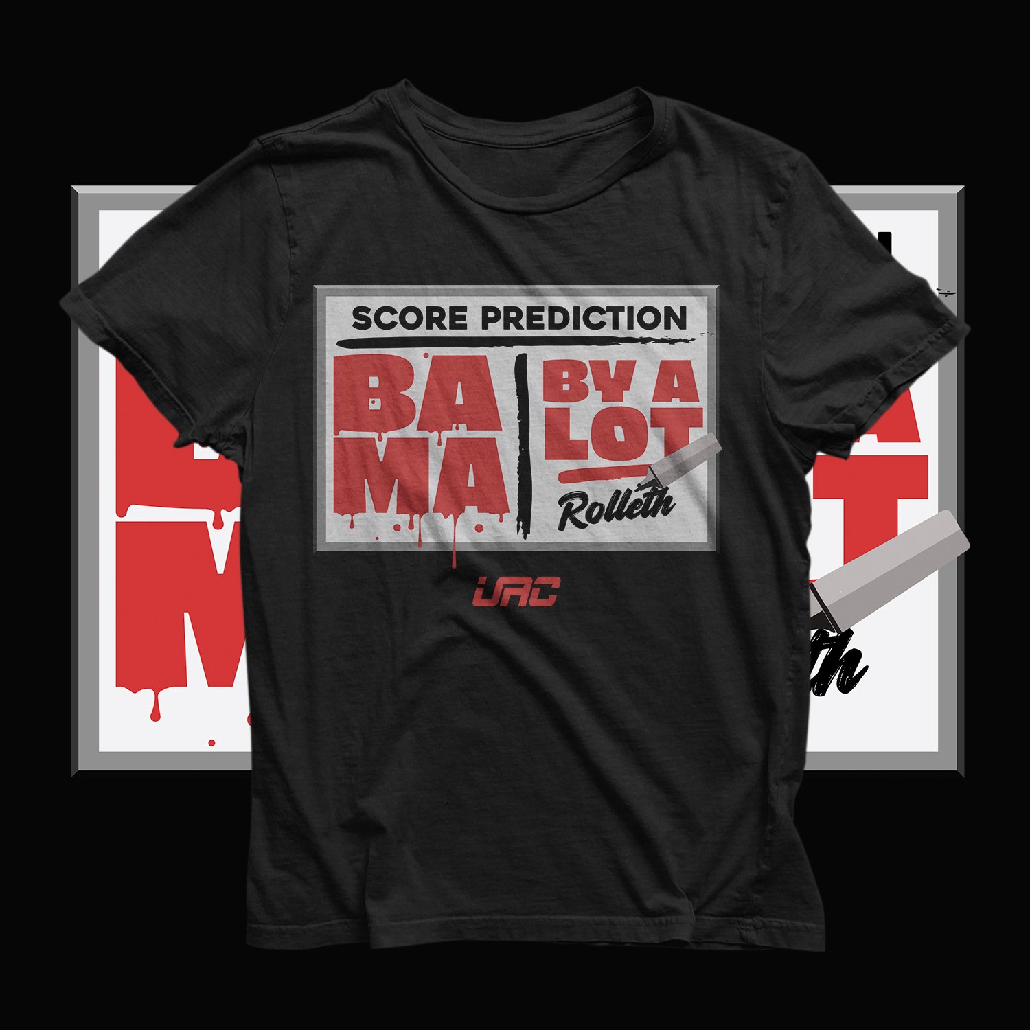 Image of BAMA BY ALOT Tee (Black)