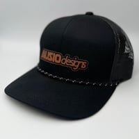 Image 2 of Rope Trucker Snapback Black